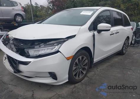 2023 Honda Odyssey Ex-L from USA, damaged, VIN 5FNRL6H67PB064980